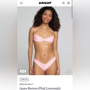 NWT Bright Pink Bikini Bottom